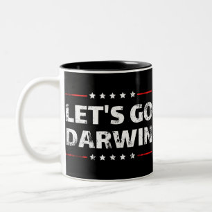 Låt oss Go Darwin Två-Tonad Mugg