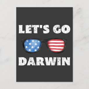 Låt oss Go Darwin Vykort