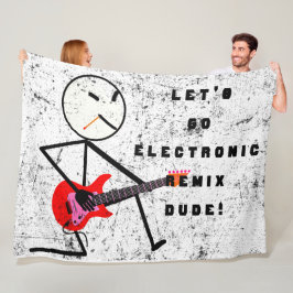 LÅT OSS GO ELECTRONIC REMIX Fleece Blanket