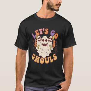 Låt oss Go Ghouls Halloween Ghost Outfit Costume R T Shirt