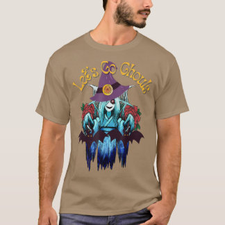 Låt oss Go Ghouls Retro Ghouls, Hippie Halloween T Shirt
