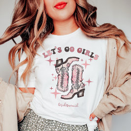 Låt oss Go Girls Bachelorette Party Möhippa Anpass T Shirt