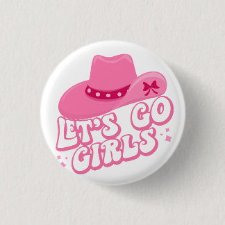 Låt oss Go Girls - Cowboy Hats - Cowgirl Hats Knapp