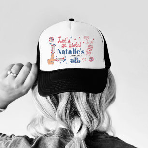 Låt oss Go Girls Cowgirl Last Rodeo Bachelorette Keps