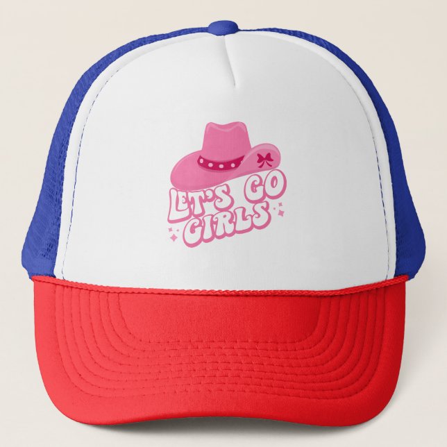 Låt oss Go Girls, Girls Resa, Retro Graphic Keps (Framsida)