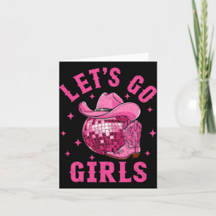 Låt oss Go Girls Western Cowgirl Boot Hat Disco Ba Kort
