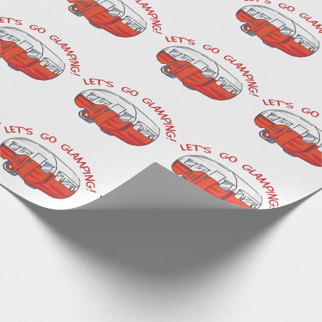 Låt oss Go Glamping Presentpapper (Hörn)