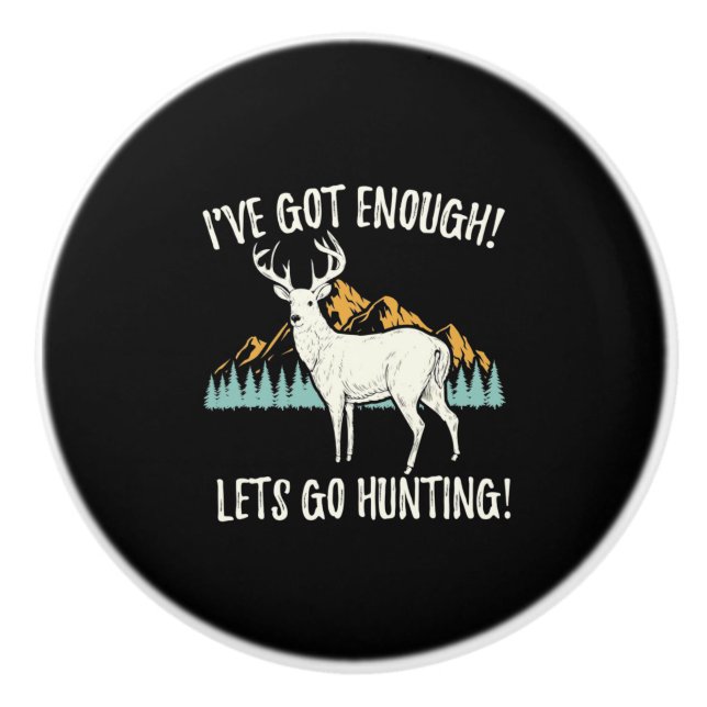 Låt oss Go Hunting Knopp (Framsidan)