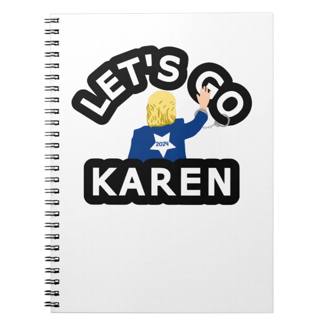 LÅT OSS GO KAREN ANTECKNINGSBOK (Framsidan)