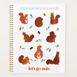 Låt oss Go Nöt Funny Squirrels med Namn