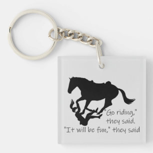 Låt oss Go Riding Horses Funny Quote