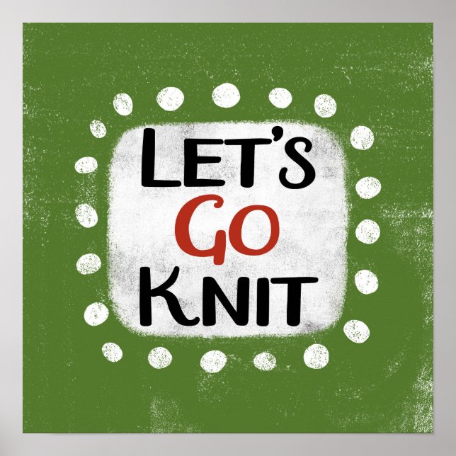 Låt oss Go Sticka Poster Wall Art (Framsidan)