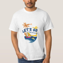 Låt oss Go Swimming - Roligt Summer Beach T-Shirt