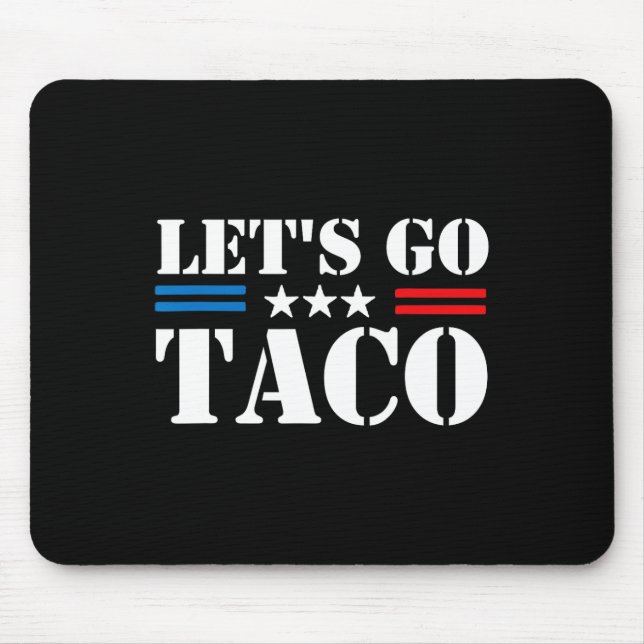 Låt oss Go Taco 25 Musmatta (Framsidan)