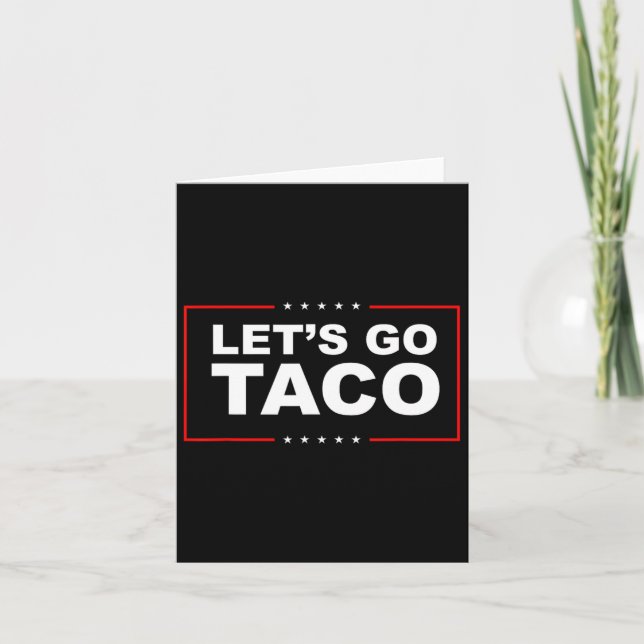 Låt oss Go Taco 35 Kort (Framsida)