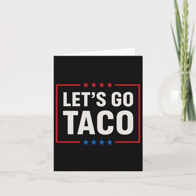 Låt oss Go Taco Alltid Chickens Ut med funktionen Kort (Framsida)