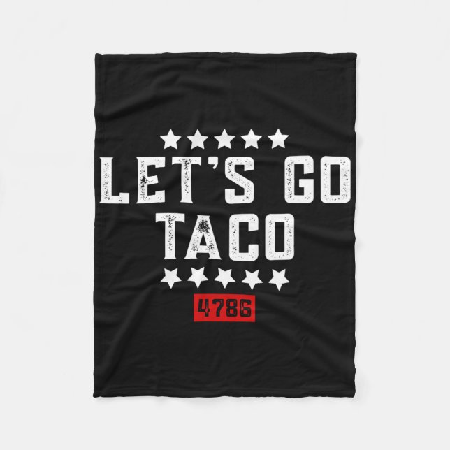 Låt oss Go Taco &# Fleecefilt (Framsidan)