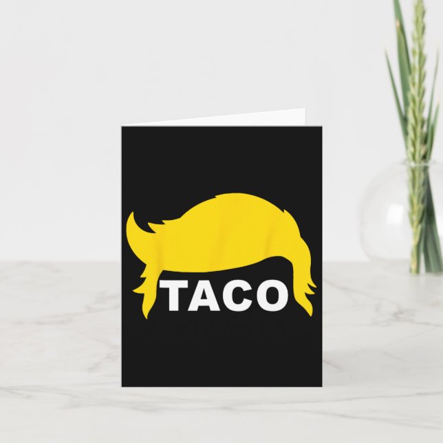 Låt oss Go Taco Funny Taco Hair Kort (Framsida)