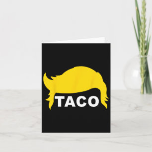 Låt oss Go Taco Funny Taco Hair Kort