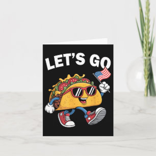 Låt oss Go Taco Funny Trump Alltid Chickens Ut 21 Kort