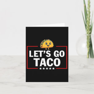 Låt oss Go Taco Funny Trump Alltid Chickens Ut 24 Kort