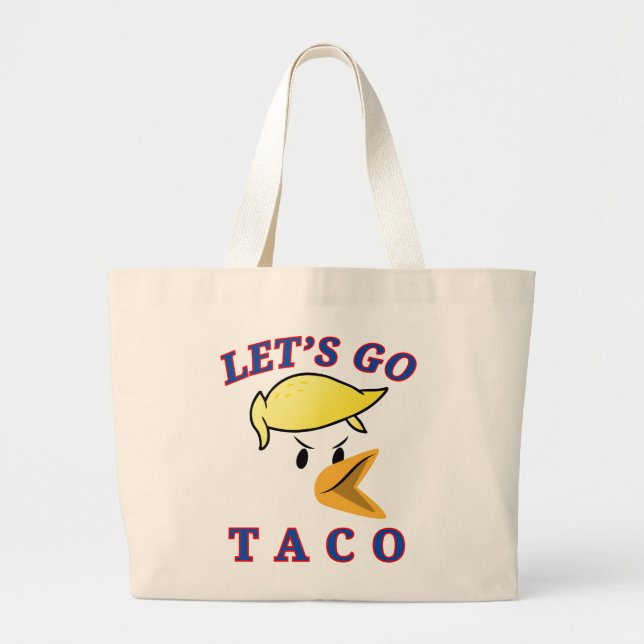 Låt oss Go TACO Jumbo Tygkasse (Framsidan)