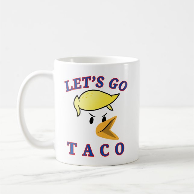 Låt oss Go TACO Kaffemugg (Vänster)