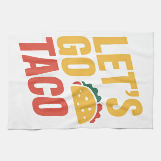 Låt oss Go TACO-politisk satir Kökshandduk