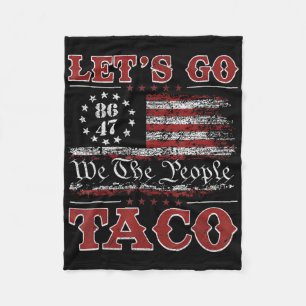 Låt oss Go Taco Shirt Låt oss Go Taco 8 Fleecefilt