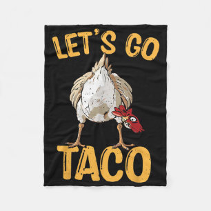 Låt oss Go Taco Shirt Manar Kvinnor Låt oss Go Tac Fleecefilt