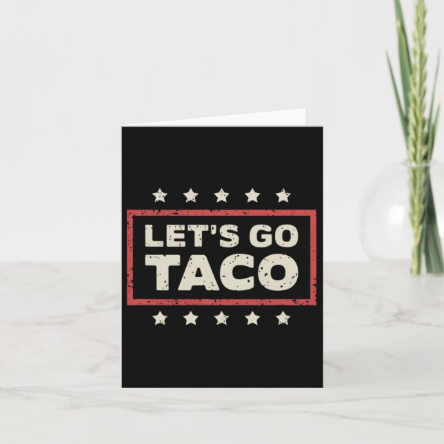 Låt oss Go Taco Trump Alltid Chickens Out Trump 20 Kort (Framsida)