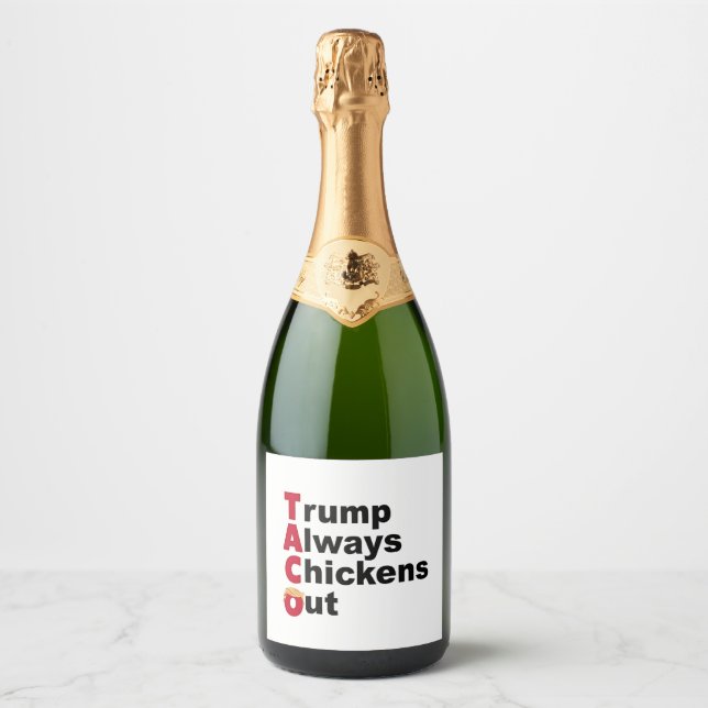 Låt oss Go TACO Trump Always Chickout (Framsida)