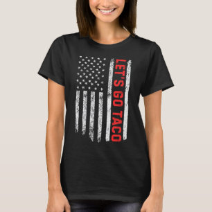 Låt oss Go Taco - Vintage T Shirt
