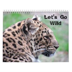 Låt oss Go Vild II - Vild Animal Calendar Edition Kalender