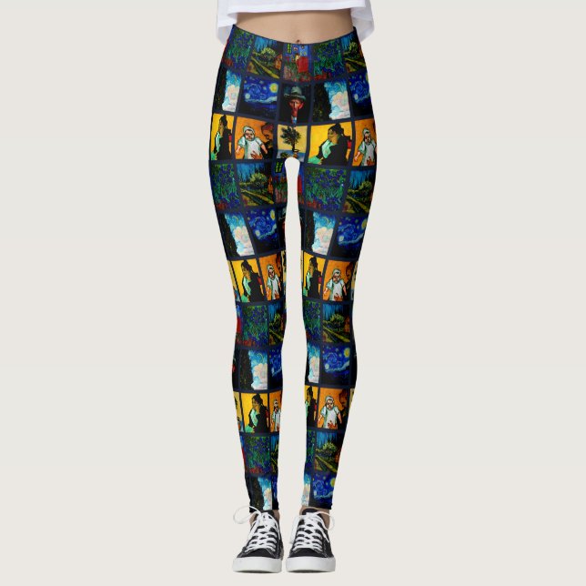 Låt oss Gogh Craig Leggings (Framsida)