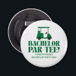Låt oss Golf Bachelor Party Flasköppnare<br><div class="desc">Gratulerar till din oförglömliga bachelor golf party med den här snyggten Låt oss öppna Par-Tee runt flaska! Med en elegant design och en golfgrafik i guld är det perfekten som är viktig för dina gäster. Kompakt och roligt, det är en hål-i-ett-gåva till vilken golfbesättning som helst. Idealisk för att du...</div>