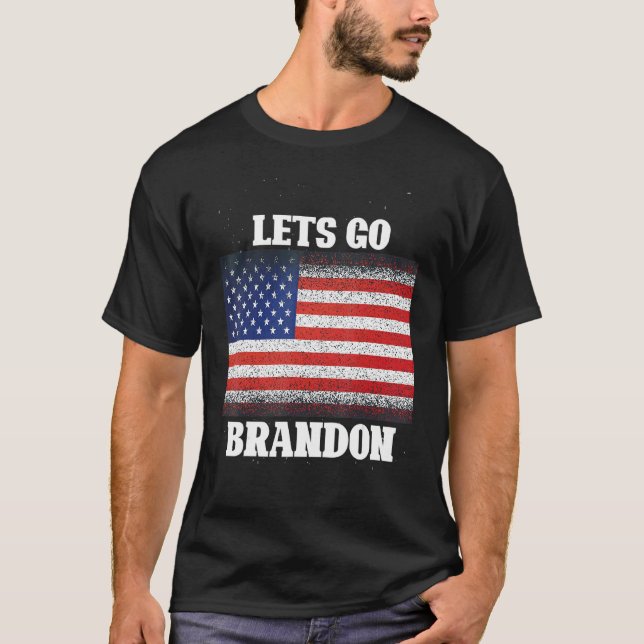 Låt oss Goo Brandun Konservativ Anti Liberal Us Fl T Shirt (Framsida)