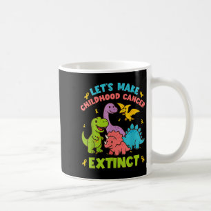 Låt oss Gör att barncancer Utdödar dinosauriens Bä Kaffemugg