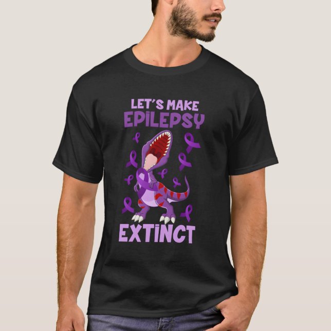 Låt oss Gör att epilepsi Utdödar medvetenhet om ep T Shirt (Framsida)