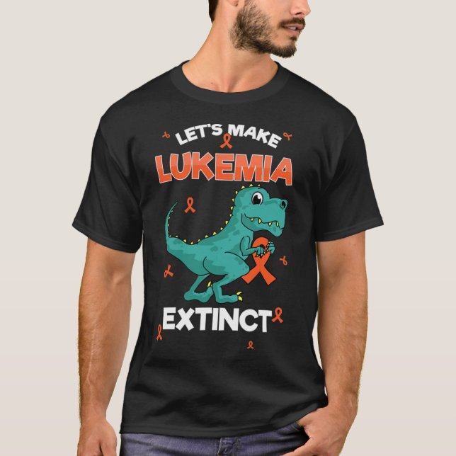 Låt oss Gör att Leukemi Utdödar Leukemi Awareness  T Shirt (Framsida)
