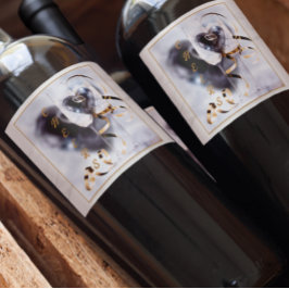 Låt oss Gör en toast! Skål! Vinflaska Etikett