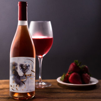 Låt oss Gör en toast! Skål! Vinflaska Etikett