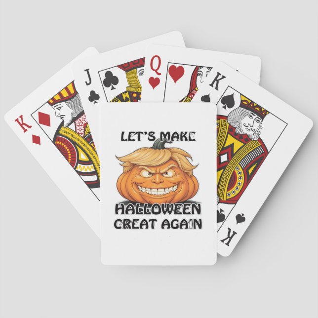 Låt oss Gör Halloween Underbart igen klassiskt Casinokort (Baksidan)