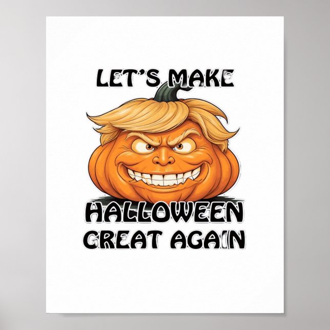 Låt oss Gör Halloween Underbart igen klassiskt Poster (Framsidan)