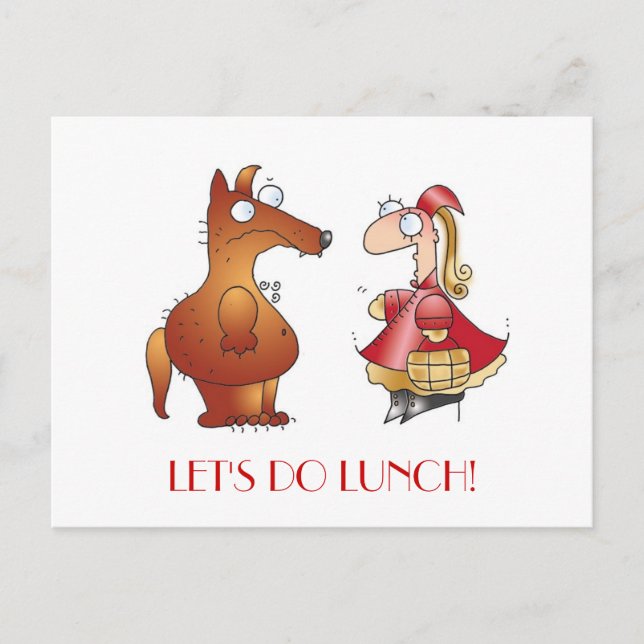 LÅT OSS GÖR LUNCH! från April McCallum Vykort (Framsida)