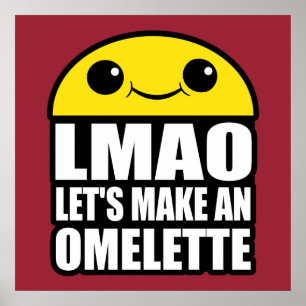 Låt oss Gör till en Omelet Poster