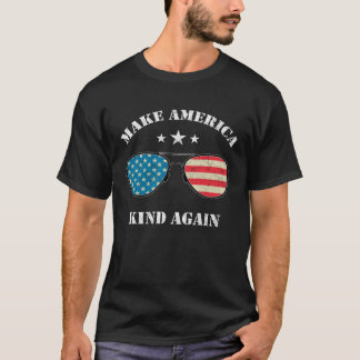 Låt oss göra Amerika vänligt igen meddelande T Shirt