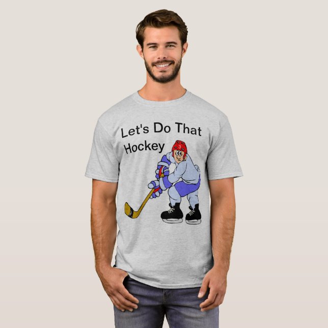 Låt oss göra den hockey tee (Hel framsida)