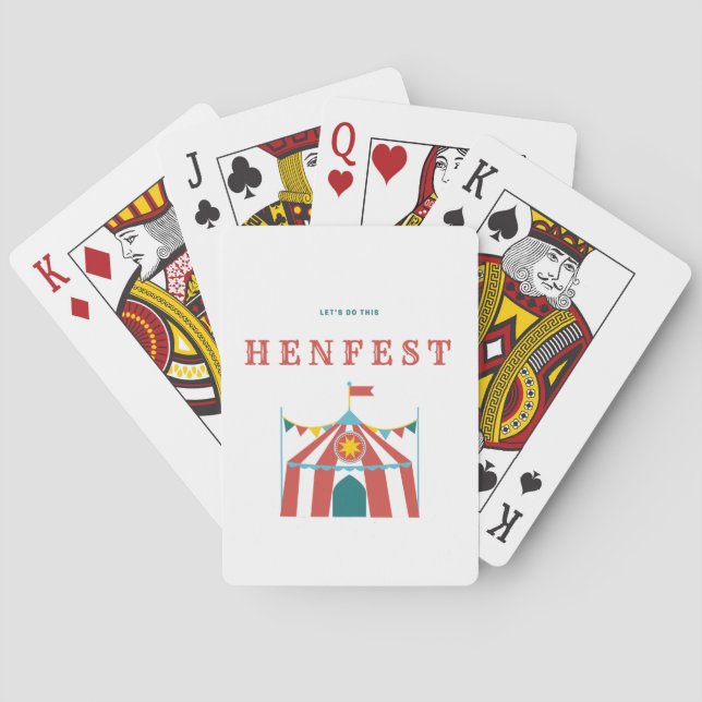 Låt oss göra detta - HenFest spelkort (Baksidan)