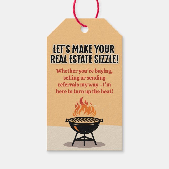 Låt oss göra din riktiga Gods-sizzel! KBK-delkvot Presentetikett (Framsidan)